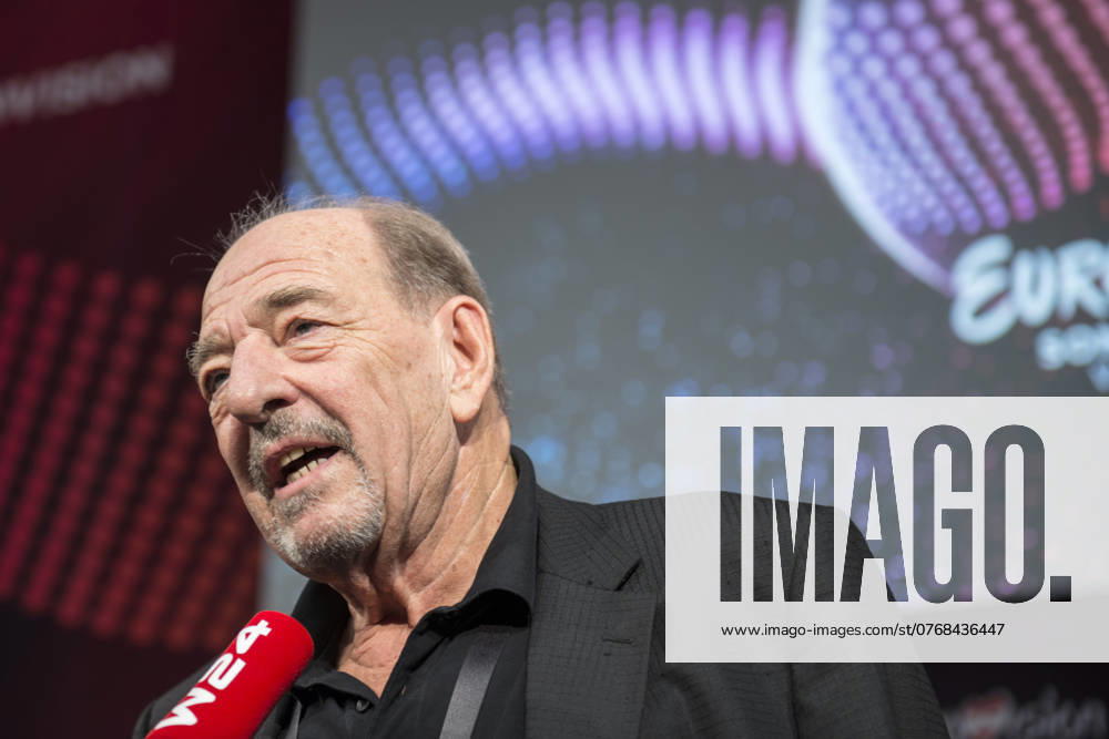ESC 2015 in Wien Wien, Österreich, 13. Mai 2015. ESC-Legende Ralph Siegel bei einem Interview am Rande des ESC in Wien. Vienna ESC Press Centre Austria