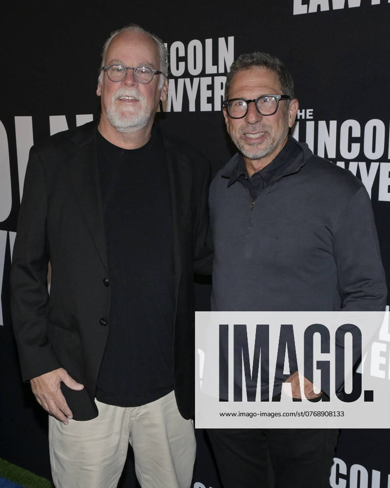 The Lincoln Lawyer Season 3 Celebration 10 October 2024 - Beverly Hills, California - Michael Connelly and Barry Rossen. The Lincoln Lawyer Season 3 Celebration at LA Center Studios. Photo Credit: Billy Bennight AdMedia Los Angeles California United States