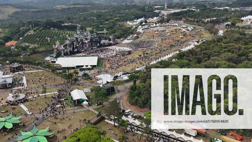 Tomorrowland Brazil 2024 ITU (SP), 10 11 2024 FESTIVAL MUSIC TOMORROWLAND SP Aerial view of Tomorrowland Brasil which starts this Friday, October 11, 2024 in the city of Itu, is expected to receive more than 100 thousand people this weekend during the Festival, with the theme Adscendo the festival ends on Sunday, and has 5 stages and more than 150 artists. (Foto: Leco Viana Thenews2 imago images) Tomorrowland Brazil 2024