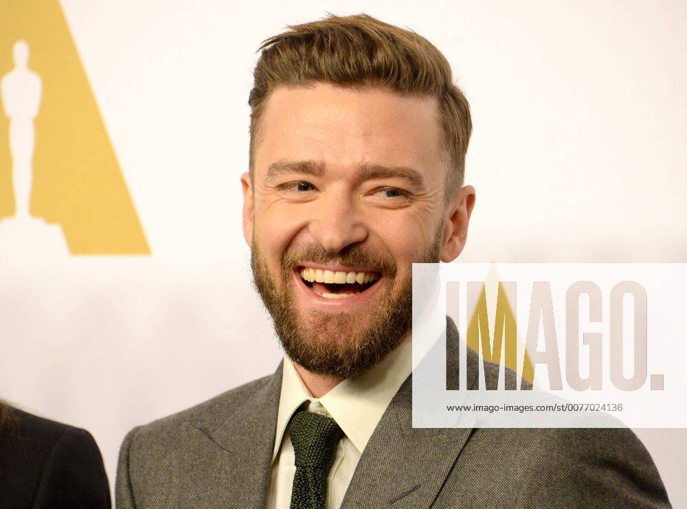 Entertainer Justin Timberlake attends the 89th annual Academy Awards Oscar nominees luncheon at the Beverly Hilton Hotel in Beverly Hills, California on February 6, 2017. LAP20170206143 JIMxRUYMEN