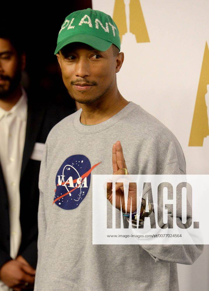 Producer Pharell Williams attends the 89th annual Academy Awards Oscar nominees luncheon at the Beverly Hilton Hotel in Beverly Hills, California on February 6, 2017. LAP20170206150 JIMxRUYMEN