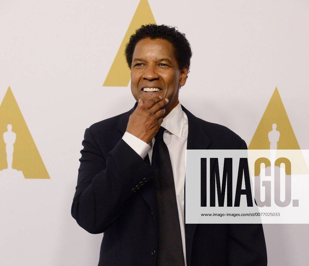 Actor Denzel Washington attends the 89th annual Academy Awards Oscar nominees luncheon at the Beverly Hilton Hotel in Beverly Hills, California on February 6, 2017. LAP20170206202 JIMxRUYMEN