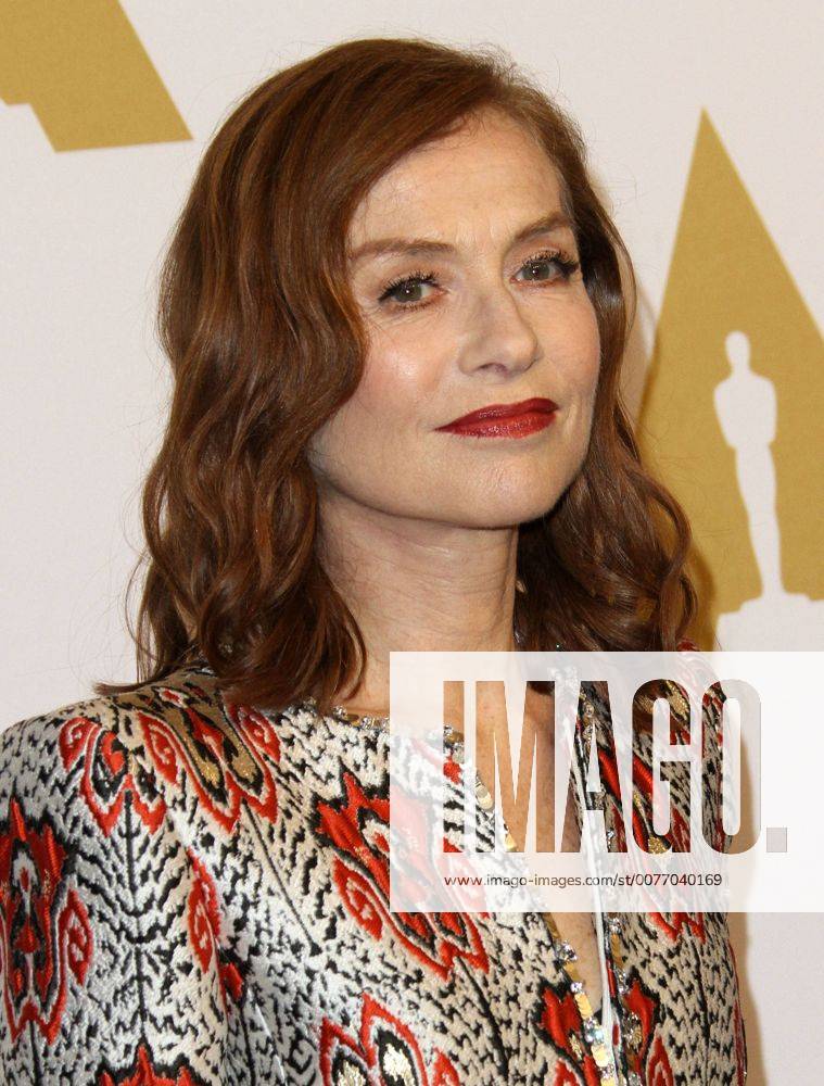 Beverly Hills, CA, United States - 6 February 2017 - Los Angeles, California - Isabelle Huppert... 89th Oscars Nominees Luncheon held in the Grand Ballroom at the Beverly Hilton Hotel in Beverly Hills. Photo Credit: AdMedia Beverly Hills United States - ZUMAa123 20170206_zaa_a123_002