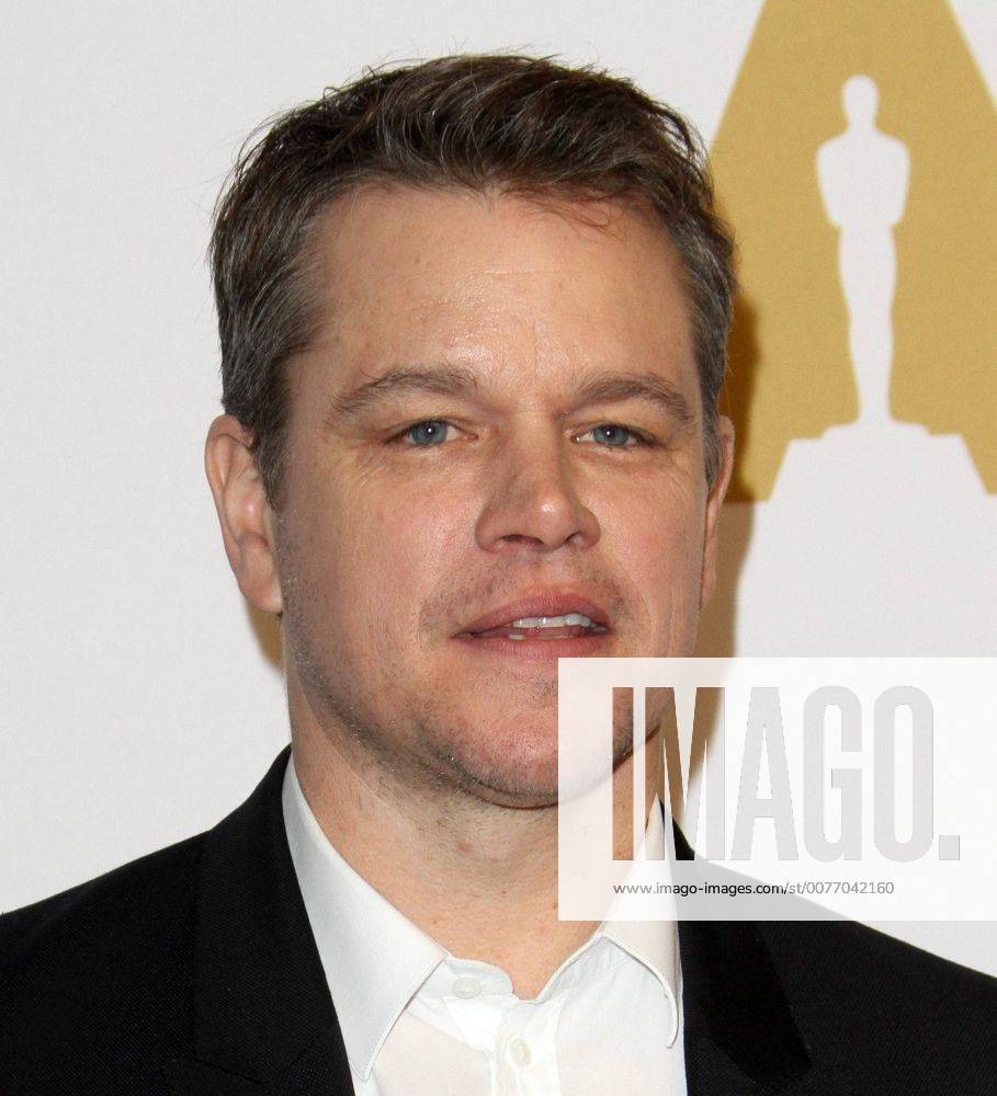 Beverly Hills, CA, United States - 6 February 2017 - Los Angeles, California - Matt Damon... 89th Oscars Nominees Luncheon held in the Grand Ballroom at the Beverly Hilton Hotel in Beverly Hills. Photo Credit: AdMedia Beverly Hills United States - ZUMAa123 20170206_zaa_a123_088