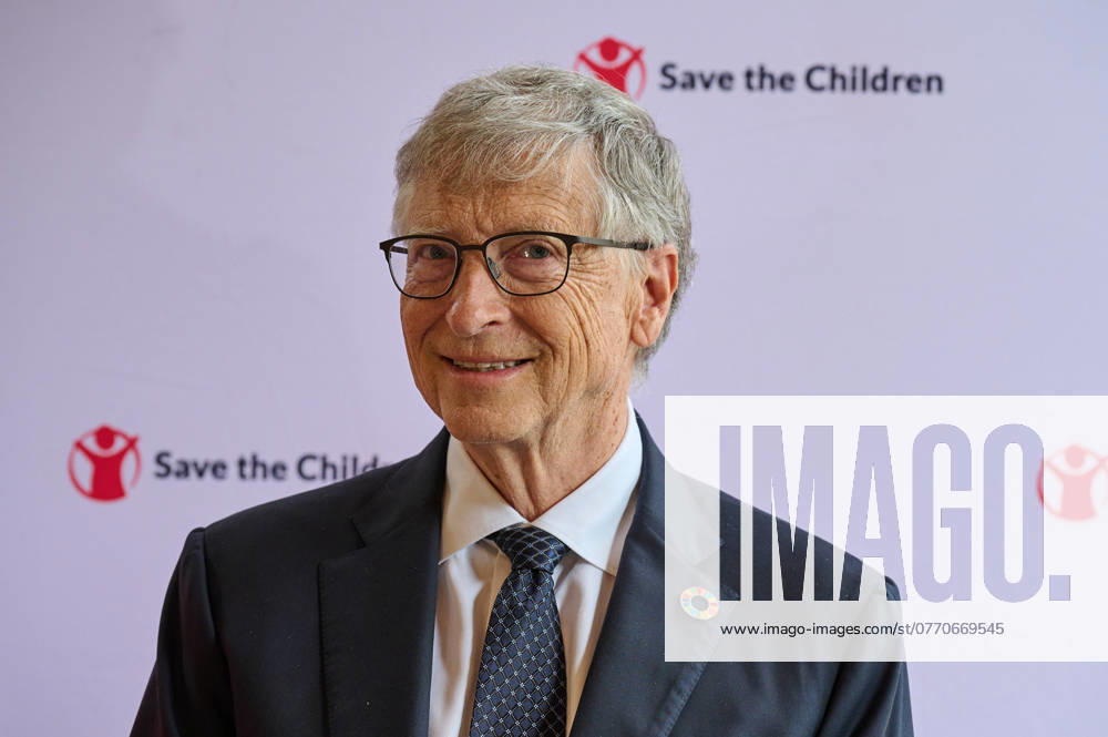 Event organized by Save the Children Germany and the vaccination alliance Gavi on the topic of vaccination equity and equal starting opportunities on 14 10 2024 in Berlin Photo Bill Gates, founder of the Bill Melinda Gates Foundation, participant of the event The event took place as part of the World Health Summit conference at the Cafe am Neuen See