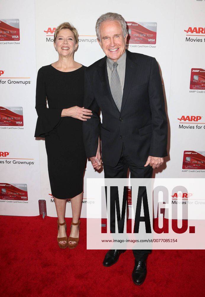 Beverly Hills, CA, United States - 06 February 2017 - Beverly Hills, California - Annette Bening, Warren Beatty. AARP 16th Annual Movies For Grownups Awards held at the Beverly Wilshire Four Seasons Hotel. Photo Credit: AdMedia Beverly Hills United States - ZUMAa123 20170206_zaa_a123_582