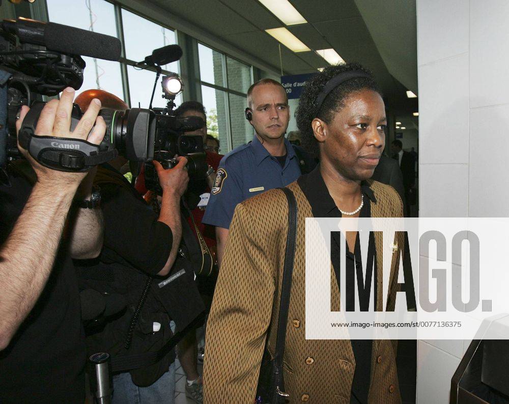 Jun 01, 2005; Joliette, Canada; Sylvie Bordelais, Karla Homulka s lawyer, leaves for lunch break at the courthouse in Joliette, Quebec, June 1, 2005, during Homolka s hearing. Mandatory - ZUMAt14_ 20050601_mdm_t14_637