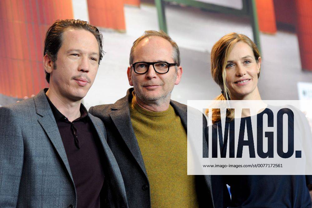Schauspieler Reda Kateb, Regisseur Etienne Comar und Schauspielerin Cecile de France während der Pressekonferenz zum Film DJANGO anlässlich der 67. Berlinale snapshot-photography K.M.Krause