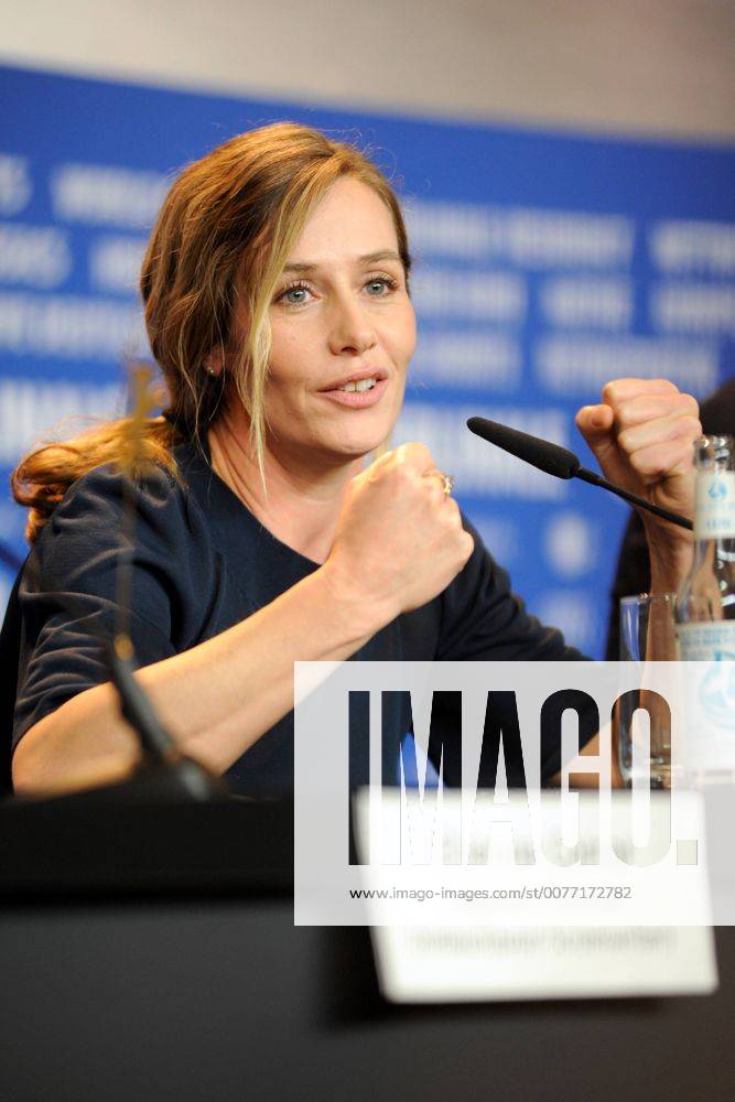 Schauspielerin Cecile de France während der Pressekonferenz zum Film DJANGO anlässlich der 67. Berlinale snapshot-photography K.M.Krause