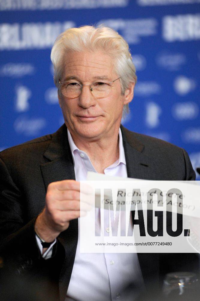 Schauspieler Richard Gere anlässlich der Pressekonferenz zum Film THE DINNER während der 67. Berlinale snapshot-photography xK.M.Krause