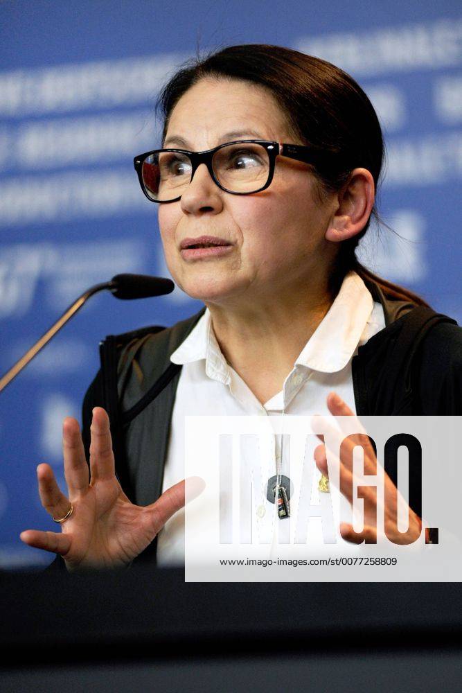 Regisseurin Ildiko Enyedi anlässlich der Pressekonferenz zum Film TESTRÖL ES LELEKRÖL - ON BODY AND SOUL während der 67. Berlinale snapshot-photography xK.M.Krause