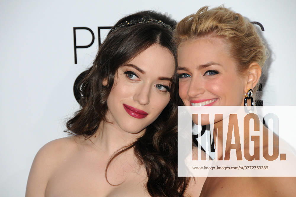 40th Annual People s Choice Awards - Arrivals 8 January 2014 - Los Angeles, California - Kat Dennings, Beth Behrs. 40th Annual People s Choice Awards - Arrivals held at Nokia Theatre L.A. Live. Photo Credit: Byron Purvis AdMedia Los Angeles CA United States
