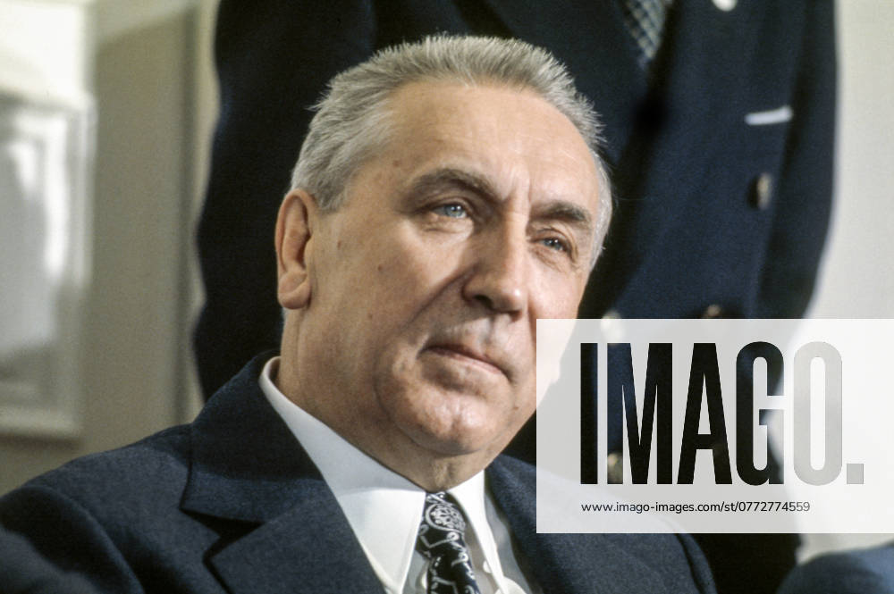 ARCHIVE 19750605 Edward Gierek, Polish communist politician, during a visit to Sweden SWEDEN sp sw