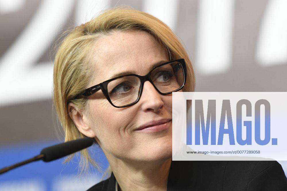 Schauspielerin Gillian Anderson bei der Pressekonferenz zum Film VICEROY S HOUSE anlässlich der 67. Berlinale 67. Internationale Filmfestspiele Berlin