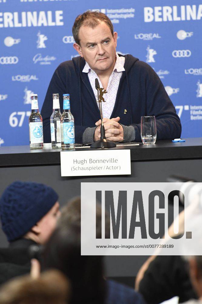 Schauspieler Hugh Bonneville bei der Pressekonferenz zum Film VICEROY S HOUSE anlässlich der 67. Berlinale 67. Internationale Filmfestspiele Berlin