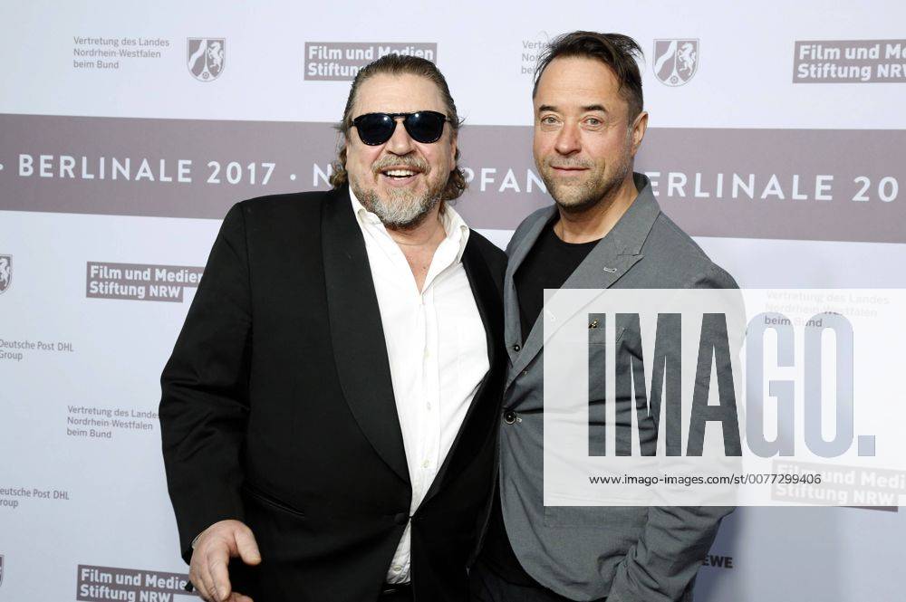 Armin Rohde und Jan Josef Liefers beim NRW Empfang 2017 während der Berlinale 2017 in der Vertretung des Landes Nordrhein-Westfalen. Berlin, 12.02.2017 Foto:xD.xBedrosianx xFuturexImage