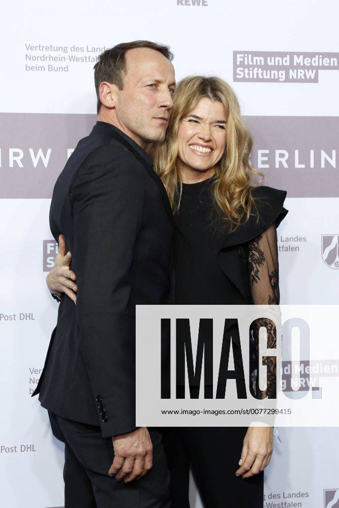 Wotan Wilke Möhring und Anke Engelke beim NRW Empfang 2017 während der Berlinale 2017 in der Vertretung des Landes Nordrhein-Westfalen. Berlin, 12.02.2017 Foto:xD.xBedrosianx xFuturexImage