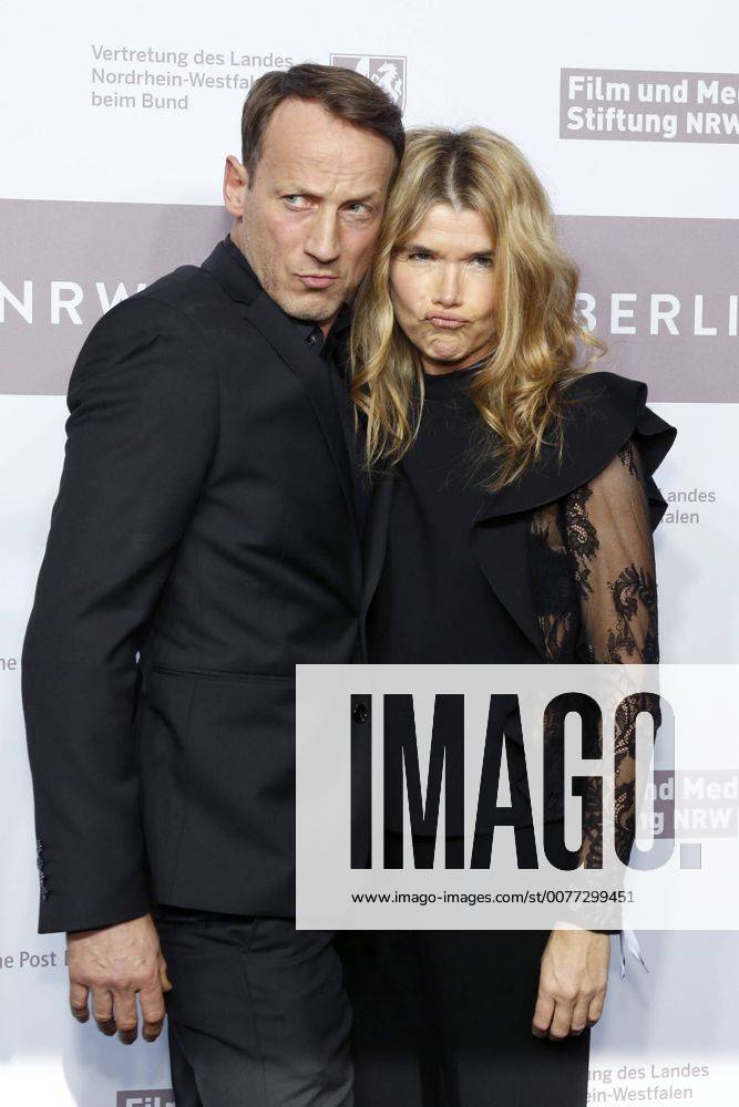 Wotan Wilke Möhring und Anke Engelke beim NRW Empfang 2017 während der Berlinale 2017 in der Vertretung des Landes Nordrhein-Westfalen. Berlin, 12.02.2017 Foto:xD.xBedrosianx xFuturexImage