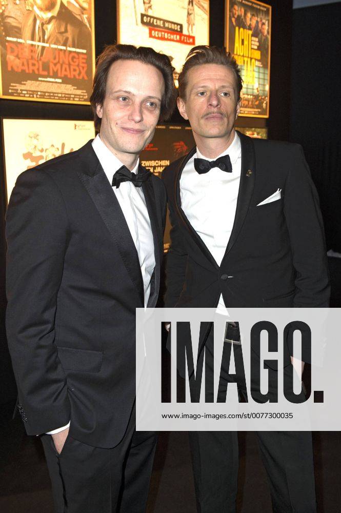 August Diehl und Alexander Scheer beim NRW Empfang 2017 während der Berlinale 2017 in der Vertretung des Landes Nordrhein-Westfalen. Berlin, 12.02.2017 Foto:xF.xFuturexImage