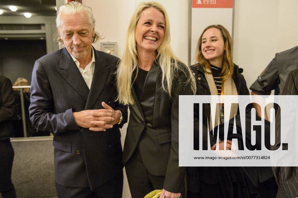 Der Barkeeper Charles Schumann (Karl Georg Schuhmann) und Regisseurin Marieke Schroeder beim Kulinarischen Kino der Berlinale am 13.02.2017