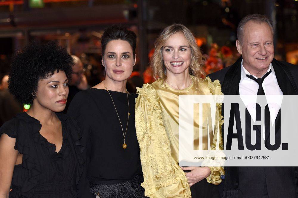 Isi Laborde-Edozien, Susanne Wolff, Nina Hoss and Stellan Skarsgard attending Return To Montauk premiere at the 67th Berlin International Film Festival Berlinale 2017 at Berlinale Palast on February 15, 2017 in Berlin, Germany. Foto:xC.xNiehausx xFuturexImage