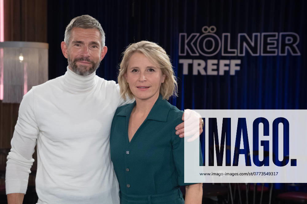 From left Micky BEISENHERZ, presenter, Susan LINK, presenter, host of the program ,,Koelner Treff,, on WDR television