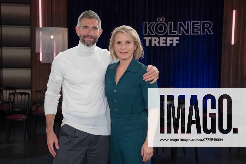 From left Micky BEISENHERZ, presenter, Susan LINK, presenter, host of the program ,,Koelner Treff,, on WDR television