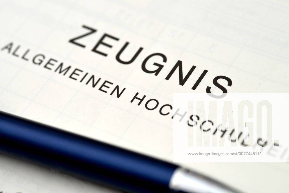 Abiturzeugnis Abiturzeugnis