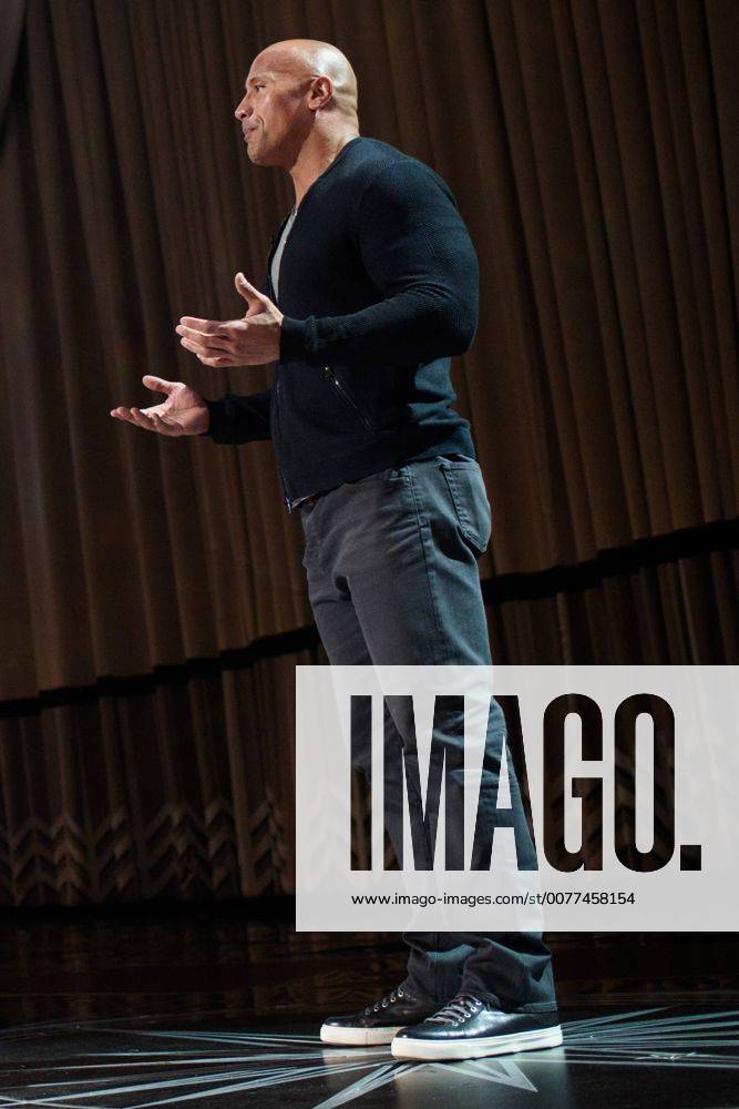 Feb 25, 2017 - Los Angeles, California, U.S. - DWAYNE JOHNSON rehearses as preparations continue Saturday February 25, 2017 for the 89th Oscars® for outstanding film achievements of 2016 which will be presented on Sunday, February 26, 2017, at the Dolby® Theatre and televised live by the ABC Television Network. Los Angeles U.S. - ZUMAz03_ 20170225_shd_z03_127