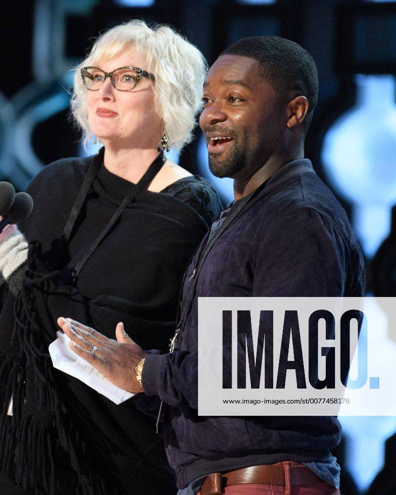 Feb 25, 2017 - Los Angeles, California, U.S. - DAVID OYELOWO rehearses as preparations continue Saturday February 25, 2017 for the 89th Oscars® for outstanding film achievements of 2016 which will be presented on Sunday, February 26, 2017, at the Dolby® Theatre and televised live by the ABC Television Network. Los Angeles U.S. - ZUMAz03_ 20170225_shd_z03_130