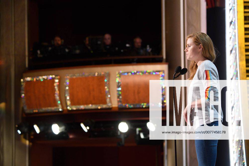 Feb 25, 2017 - Los Angeles, California, U.S. - AMY ADAMS rehearses as preparations continue Saturday February 25, 2017 for the 89th Oscars® for outstanding film achievements of 2016 which will be presented on Sunday, February 26, 2017, at the Dolby® Theatre and televised live by the ABC Television Network. Los Angeles U.S. - ZUMAz03_ 20170225_shd_z03_140