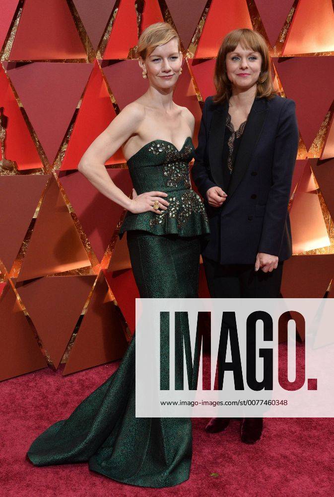 Sandra Huller and Maren Ade arrive on the red carpet for the 89th annual Academy Awards at the Dolby Theatre in the Hollywood section of Los Angeles on February 26, 2017. LAP20170226024 JIMxRUYMEN