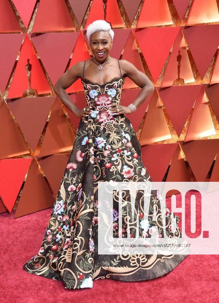 Actress Cynthia Erivo arrives on the red carpet for the 89th annual Academy Awards at the Dolby Theatre in the Hollywood section of Los Angeles on February 26, 2017. LAP20170226860 JIMxRUYMEN
