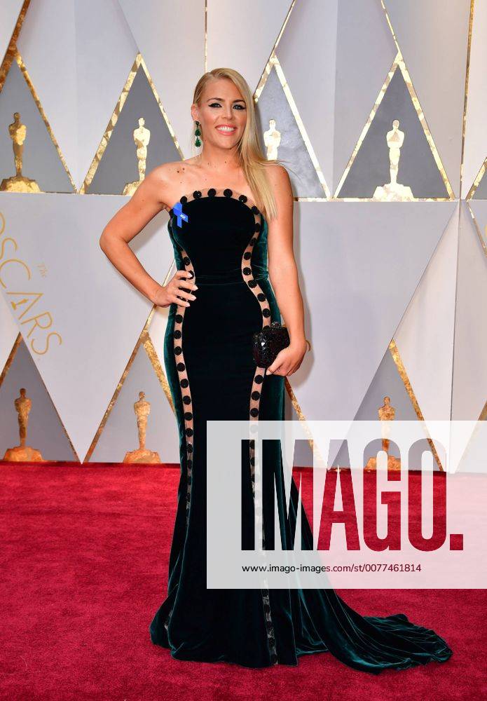 Busy Phillipps arrives on the red carpet for the 89th annual Academy Awards at the Dolby Theatre in the Hollywood section of Los Angeles on February 26, 2017. LAP2017022817 KEVINxDIETSCH