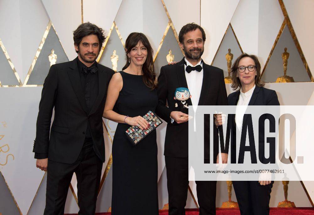 Feb 26, 2017 - Hollywood, California, U.S - Oscar nominees, Max Karli and Claude Barras, arrive with guests on the red carpet of The 89th Oscars® at the Dolby Theatre in Hollywood, CA on Sunday, February 26, 2017. Hollywood U.S - ZUMAz03_ 20170226_sho_z03_232