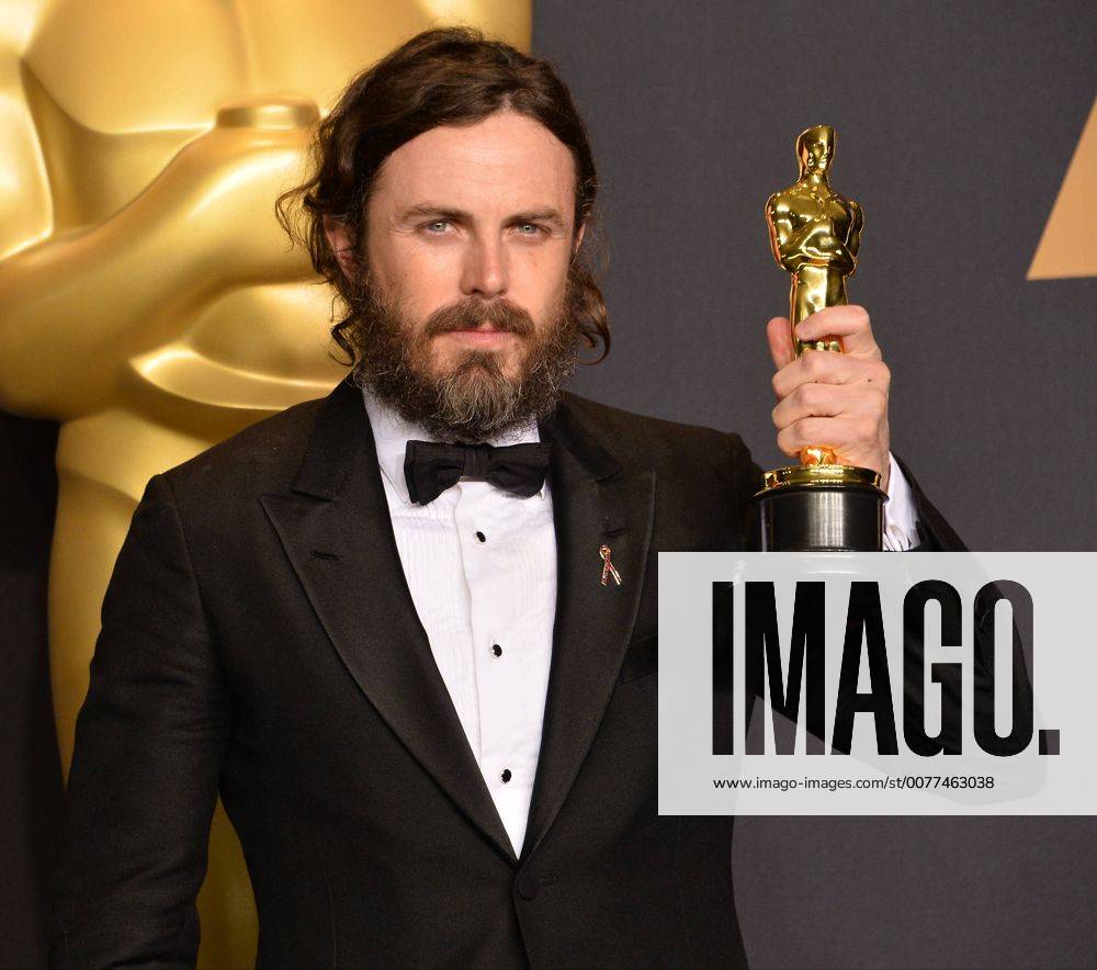 Actor Casey Affleck, winner of the award for Actor in a Leading Role for Manchester by the Sea , appears backstage during the 89th annual Academy Awards at Loews Hollywood Hotel in the Hollywood section of Los Angeles on February 26, 2017. LAP201702261032 JIMxRUYMEN