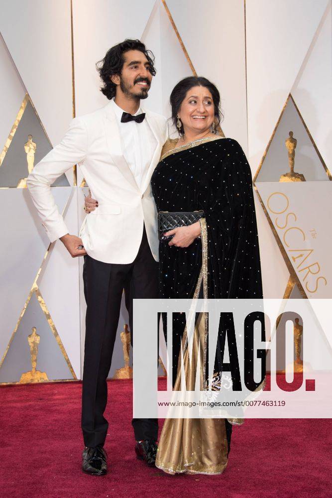 Feb 26, 2017 - Hollywood, California, U.S - DEV PATEL, Oscar® nominee, arrives with a guest on the red carpet of The 89th Oscars® at the Dolby® Theatre in Hollywood, CA on Sunday, February 26, 2017. Hollywood U.S - ZUMAz03_ 20170226_sho_z03_407