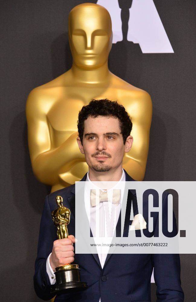 Filmmaker Damien Chazelle, winner of the award for Directing for La La Land appears backstage during the 89th annual Academy Awards at Loews Hollywood Hotel in the Hollywood section of Los Angeles on February 26, 2017. LAP201702261063 JIMxRUYMEN