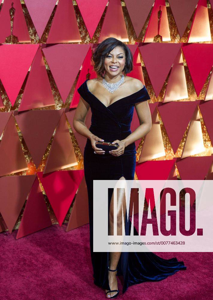 (170227) -- LOS ANGELES, Feb. 26, 2017 -- Actress Taraji P. Henson arrives for the red carpet of the 89th Academy Awards at the Dolby Theater in Los Angeles, the United States, on Feb. 26, 2017. )(gj) U.S.-LOS ANGELES-OSCAR-RED CARPET YangxLei