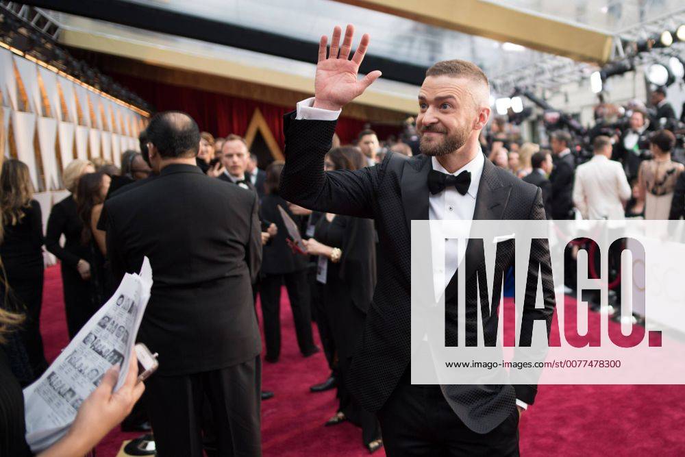 Feb 26, 2017 - Hollywood, California, U.S. - Oscar-nominee JUSTIN TIMBERLAKE and Jessica Biel arrives at The 89th Oscars at the Dolby Theatre in Hollywood, CA on Sunday, February 26, 2017. Hollywood U.S. - ZUMAz03_ 20170226_sho_z03_804