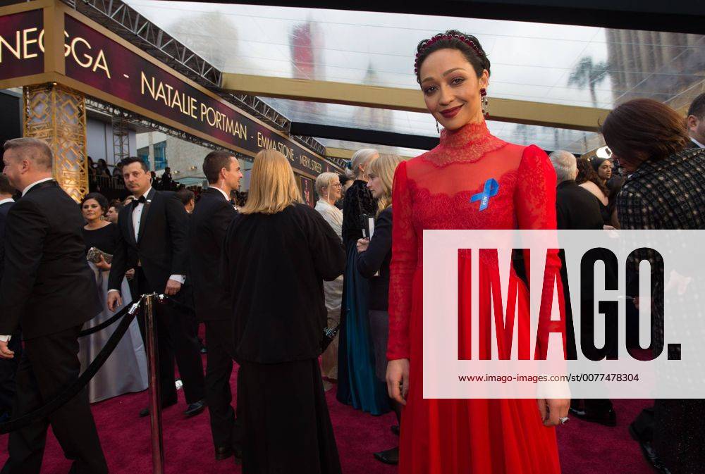 Feb 26, 2017 - Hollywood, California, U.S. - Oscar Nominee, RUTH NEGGA, arrives on the red carpet of The 89th Oscars at the Dolby Theatre in Hollywood, CA on Sunday, February 26, 2017. Hollywood U.S. - ZUMAz03_ 20170226_sho_z03_801
