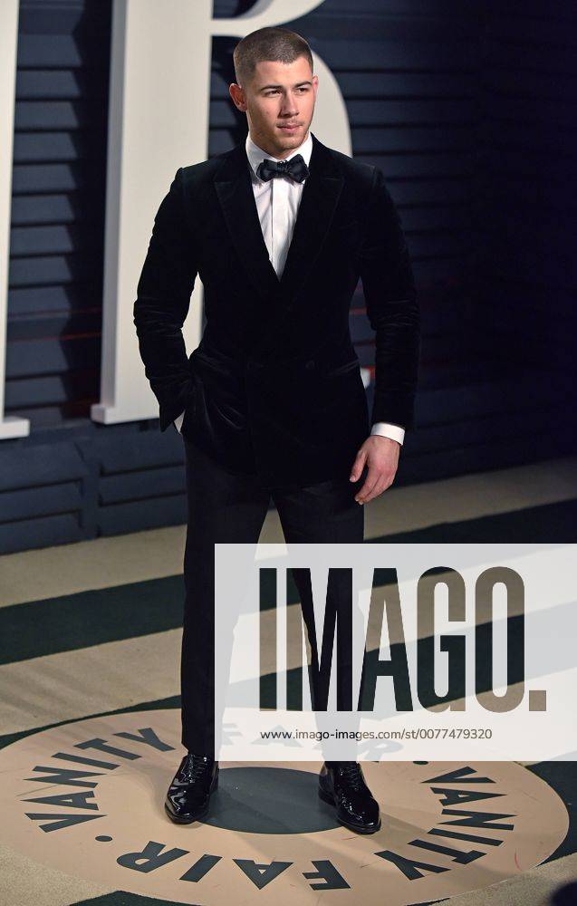 Nick Jonas attends the Vanity Fair Oscar Party at the Wallis Annenberg Center for the Performing Arts in Beverly Hills, California on February 26, 2017. LAP201702262139 CHRISTINExCHEW