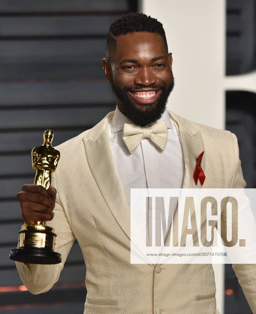 Moonlight writer Tarell Alvin McCraney attends the Vanity Fair Oscar Party at the Wallis Annenberg Center for the Performing Arts in Beverly Hills, California on February 26, 2017. LAP201702262104 CHRISTINExCHEW