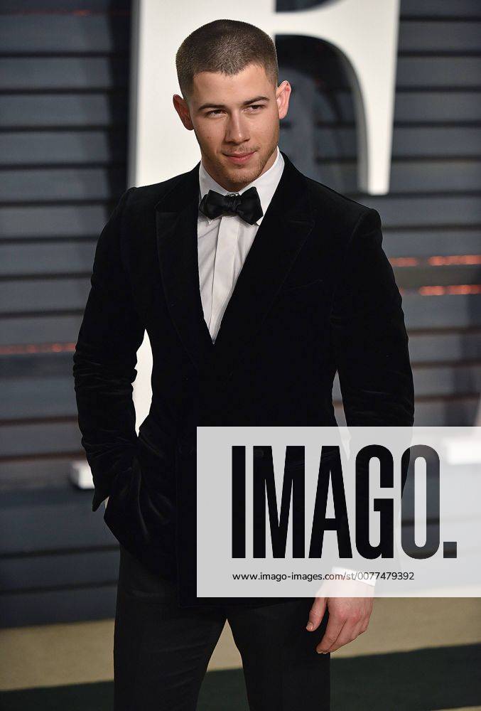 Nick Jonas attends the Vanity Fair Oscar Party at the Wallis Annenberg Center for the Performing Arts in Beverly Hills, California on February 26, 2017. LAP201702262140 CHRISTINExCHEW