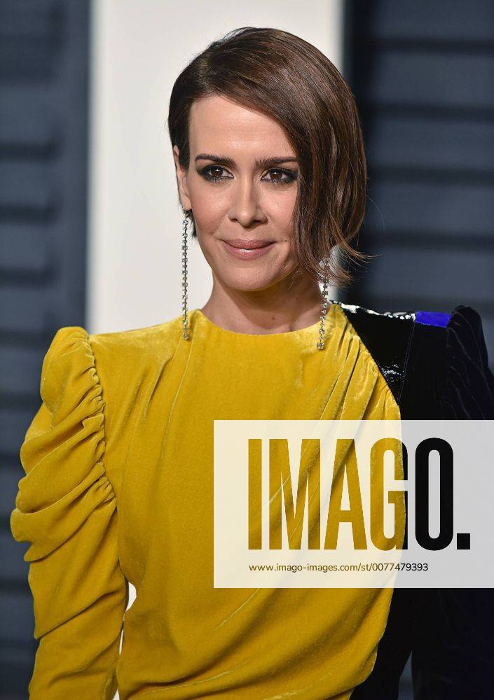 Sarah Paulson attends the Vanity Fair Oscar Party at the Wallis Annenberg Center for the Performing Arts in Beverly Hills, California on February 26, 2017. LAP201702262141 CHRISTINExCHEW