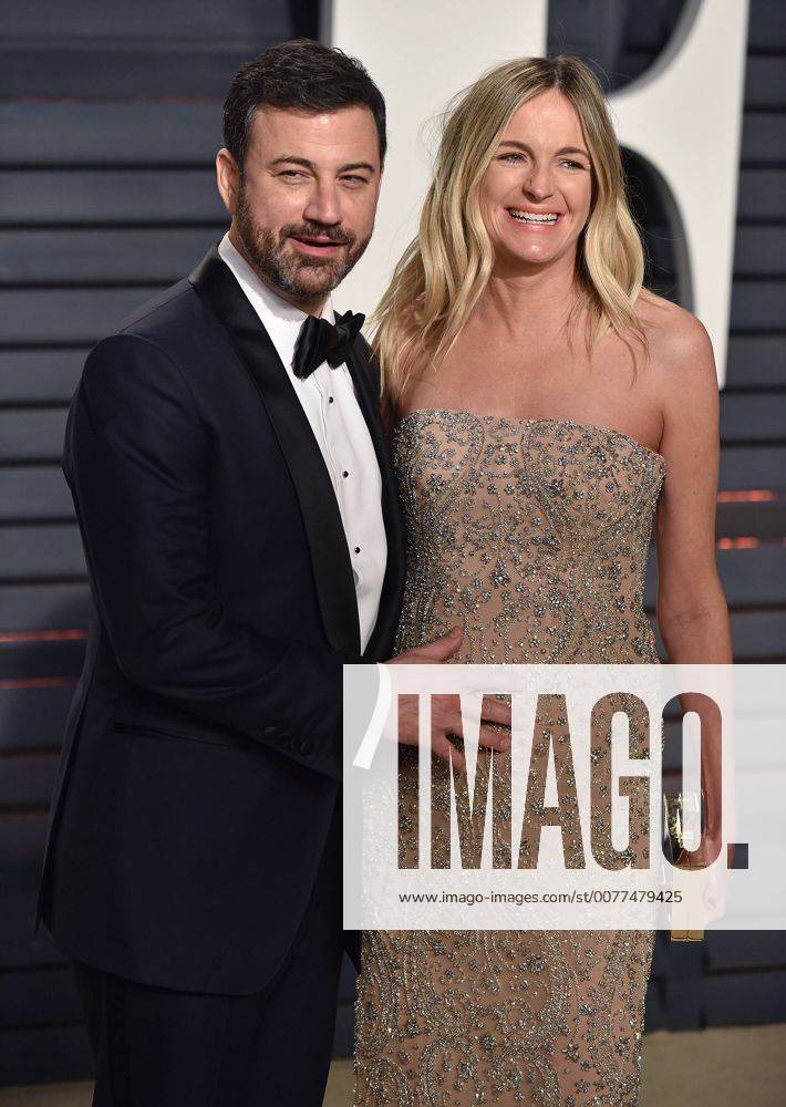 Jimmy Kimmel and his wife Molly McNearney attend the Vanity Fair Oscar Party at the Wallis Annenberg Center for the Performing Arts in Beverly Hills, California on February 26, 2017. LAP201702262108 CHRISTINExCHEW