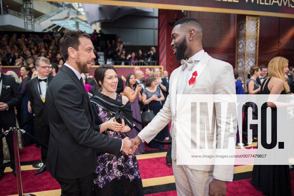 Feb 26, 2017 - Hollywood, California, U.S. - Oscar-nominees Dan Krauss and TARELL ALVIN MCCRANEY arrive at The 89th Oscars at the Dolby Theatre in Hollywood, CA on Sunday, February 26, 2017. Hollywood U.S. - ZUMAz03_ 20170226_sho_z03_787