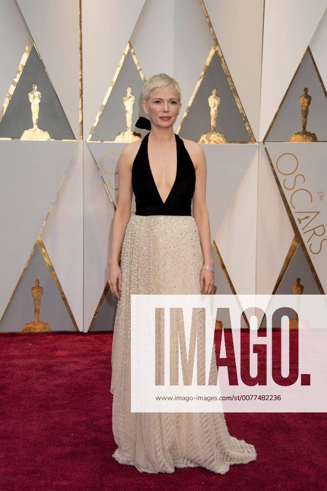 Feb 26, 2017 - Hollywood, California, U.S - Oscar-nominee MICHELLE WILLIAMS arrives at The 89th Oscars at the Dolby Theatre in Hollywood, CA on Sunday, February 26, 2017. Hollywood U.S - ZUMAz03_ 20170226_sho_z03_500