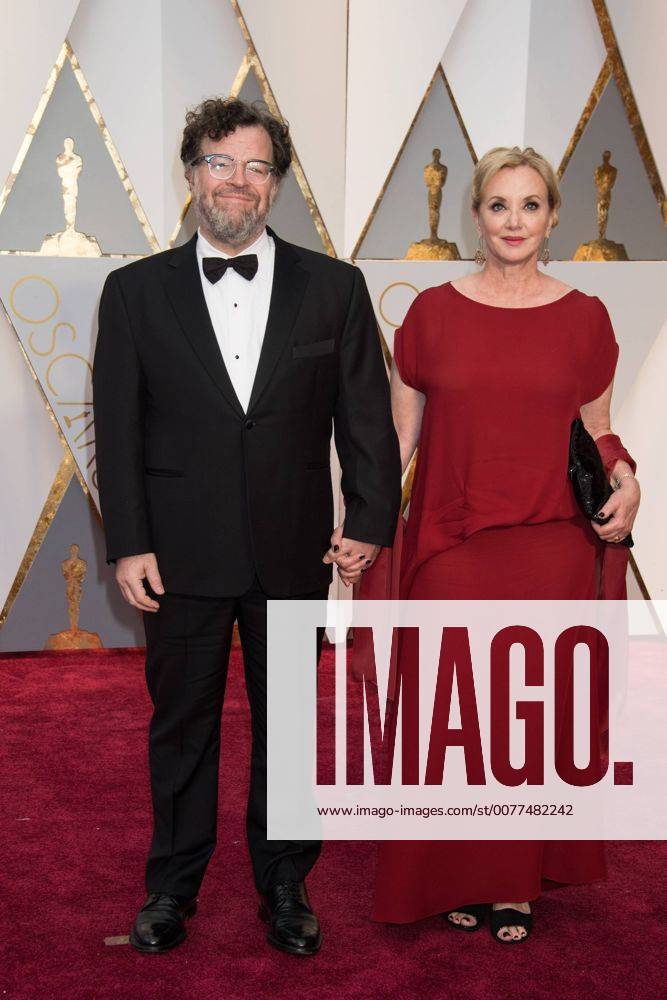 Feb 26, 2017 - Hollywood, California, U.S - Oscar-nominee KENNETH LONERGAN and J. Smith-Cameron arrive at The 89th Oscars at the Dolby Theatre in Hollywood, CA on Sunday, February 26, 2017. Hollywood U.S - ZUMAz03_ 20170226_sho_z03_496