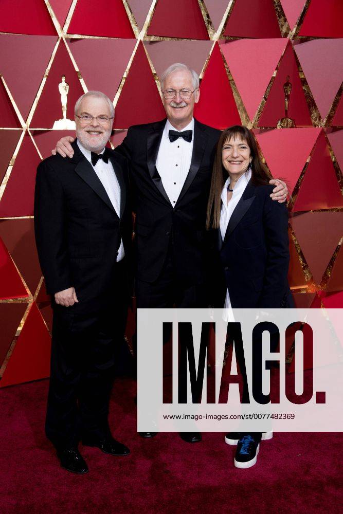Feb 26, 2017 - Hollywood, California, U.S - Ron Clements, John Musker, and Osnat Shurer, Oscar nominees, arrive on the red carpet of The 89th Oscars at the Dolby Theatre in Hollywood, CA on Sunday, February 26, 2017. Hollywood U.S - ZUMAz03_ 20170226_sho_z03_489